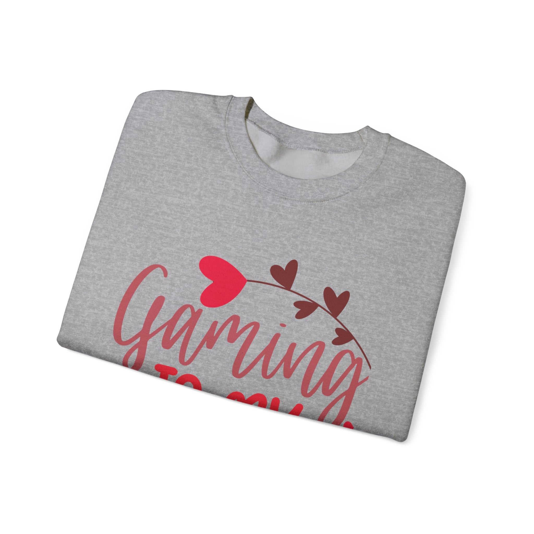 Gaming Is My Valentines-Valentine's Day Crewneck Sweatshirt-Phoenix Styles