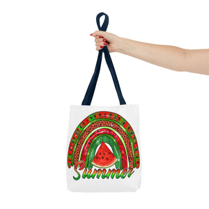 Summer Watermelon Rainbow Tote Bag-Phoenix Styles