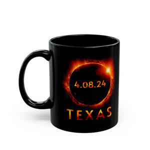 Solar Eclipse 04-08-2024 Black Mug (11oz, 15oz)-Phoenix Styles