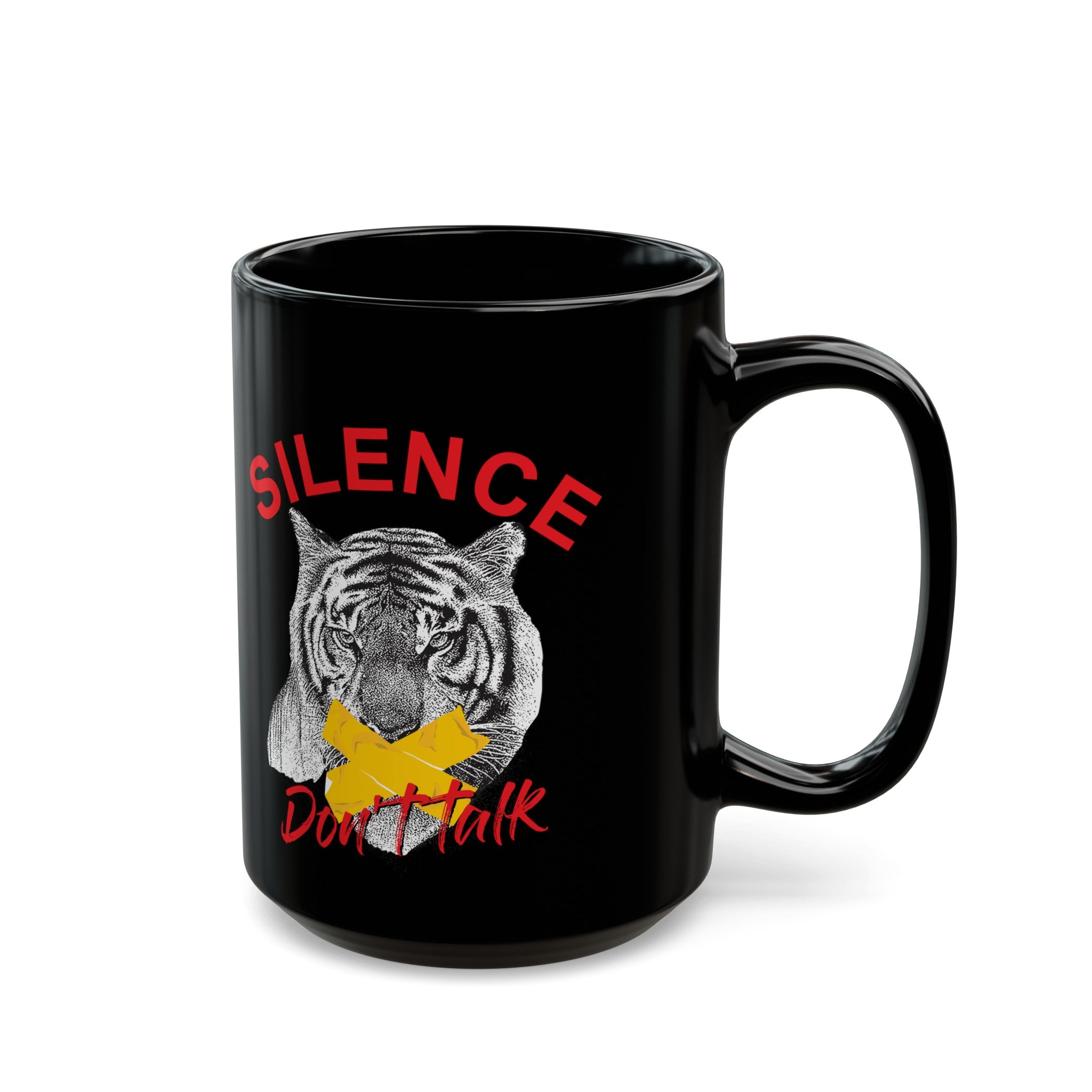 Dont Talk Black Mug (11oz, 15oz)-Phoenix Styles