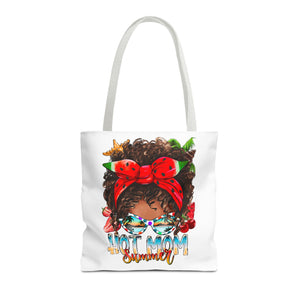 Hot Mom Summer Afro Tote Bag-Phoenix Styles