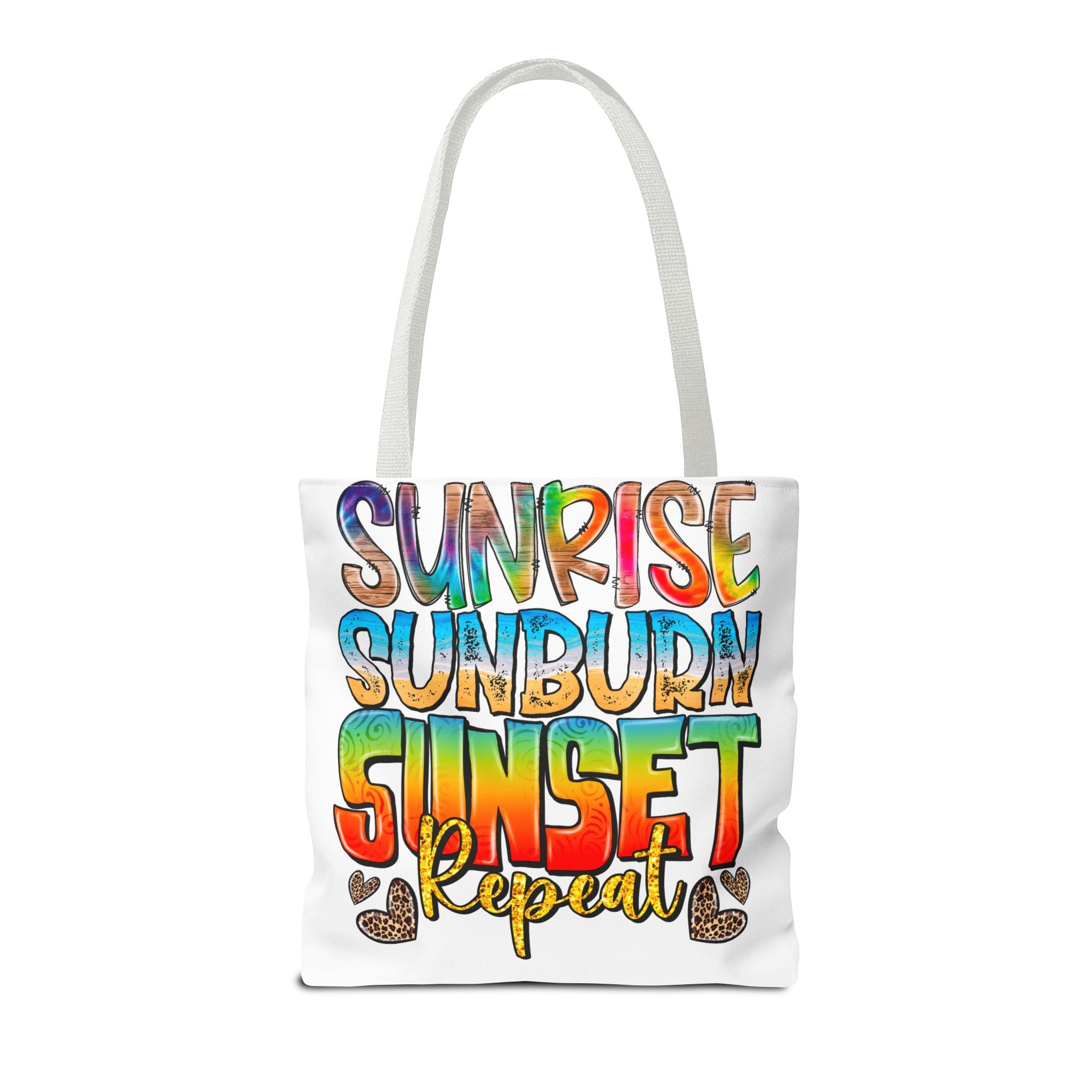 Sunrise Sunburn Sunset Repeat Tote Bag-Phoenix Styles