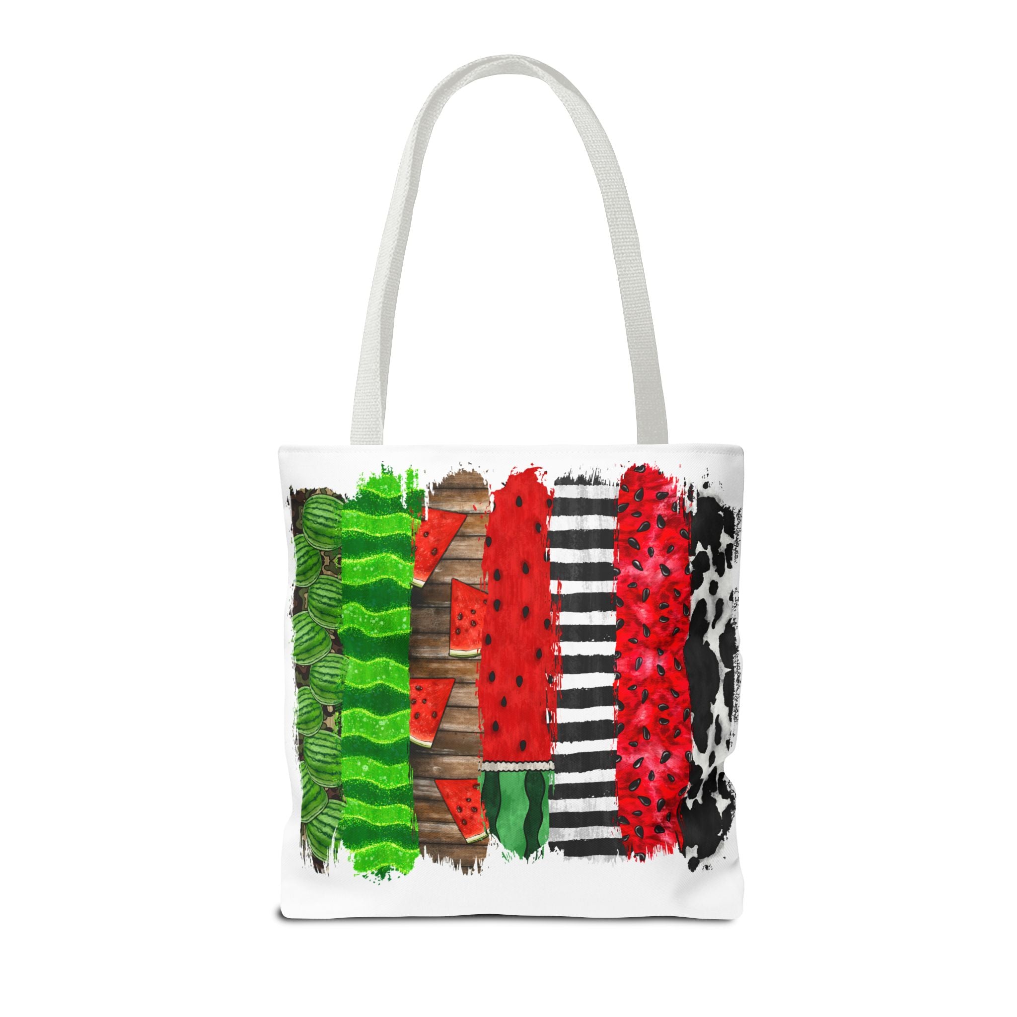 Watermelon Brush Stroke Tote Bag-Phoenix Styles