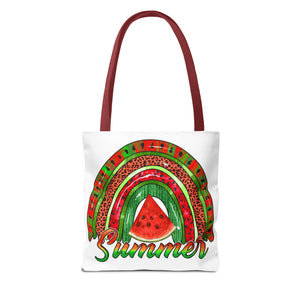 Summer Watermelon Rainbow Tote Bag-Phoenix Styles