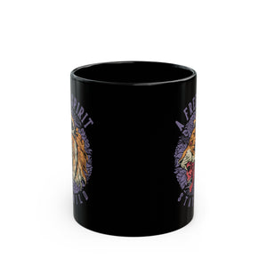 A Free Spirit Black Mug (11oz, 15oz)-Phoenix Styles