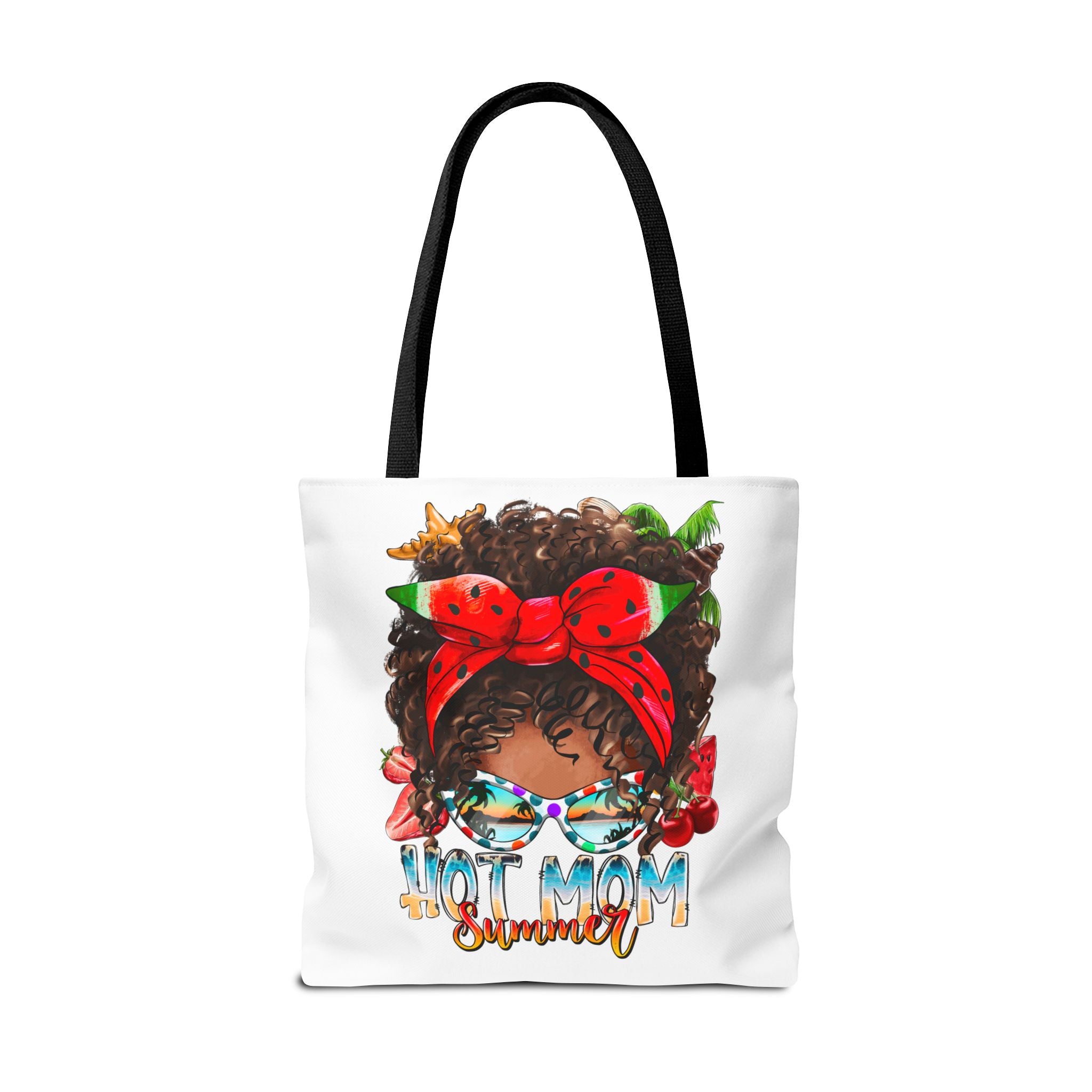 Hot Mom Summer Afro Tote Bag-Phoenix Styles