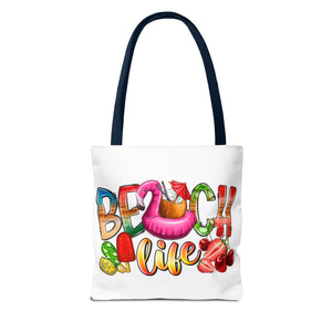 Beach Life Tote Bag-Phoenix Styles