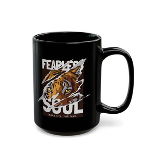 Fearless Soul Black Mug (11oz, 15oz)-Phoenix Styles