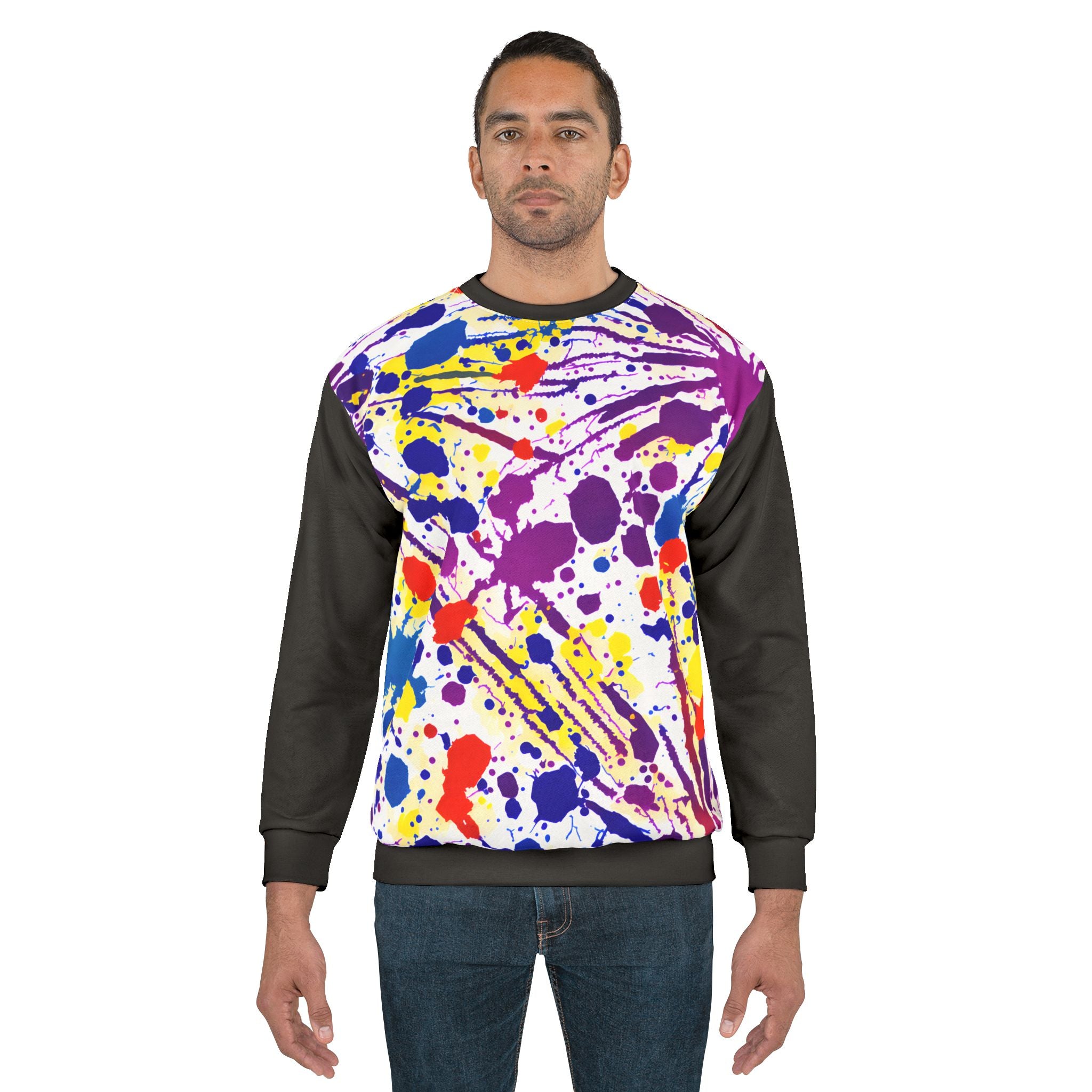 Paint Storm Sweatshirt-Phoenix Styles