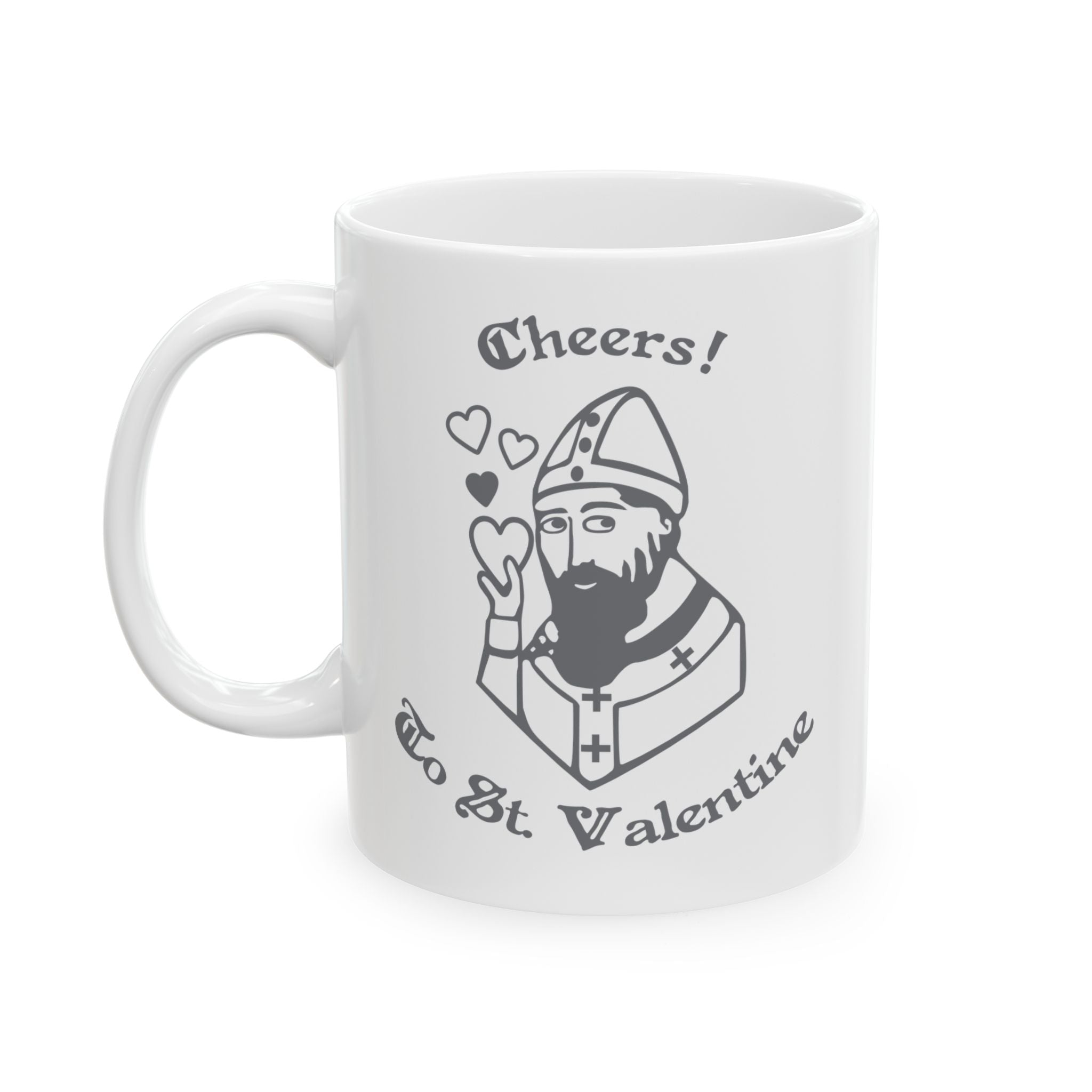 Cheers To St Valentines Ceramic Mug-Phoenix Styles