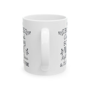 Roses Are Red Ceramic Mug-Phoenix Styles