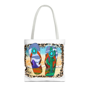 Flips Flops Summer Tote Bag-Phoenix Styles