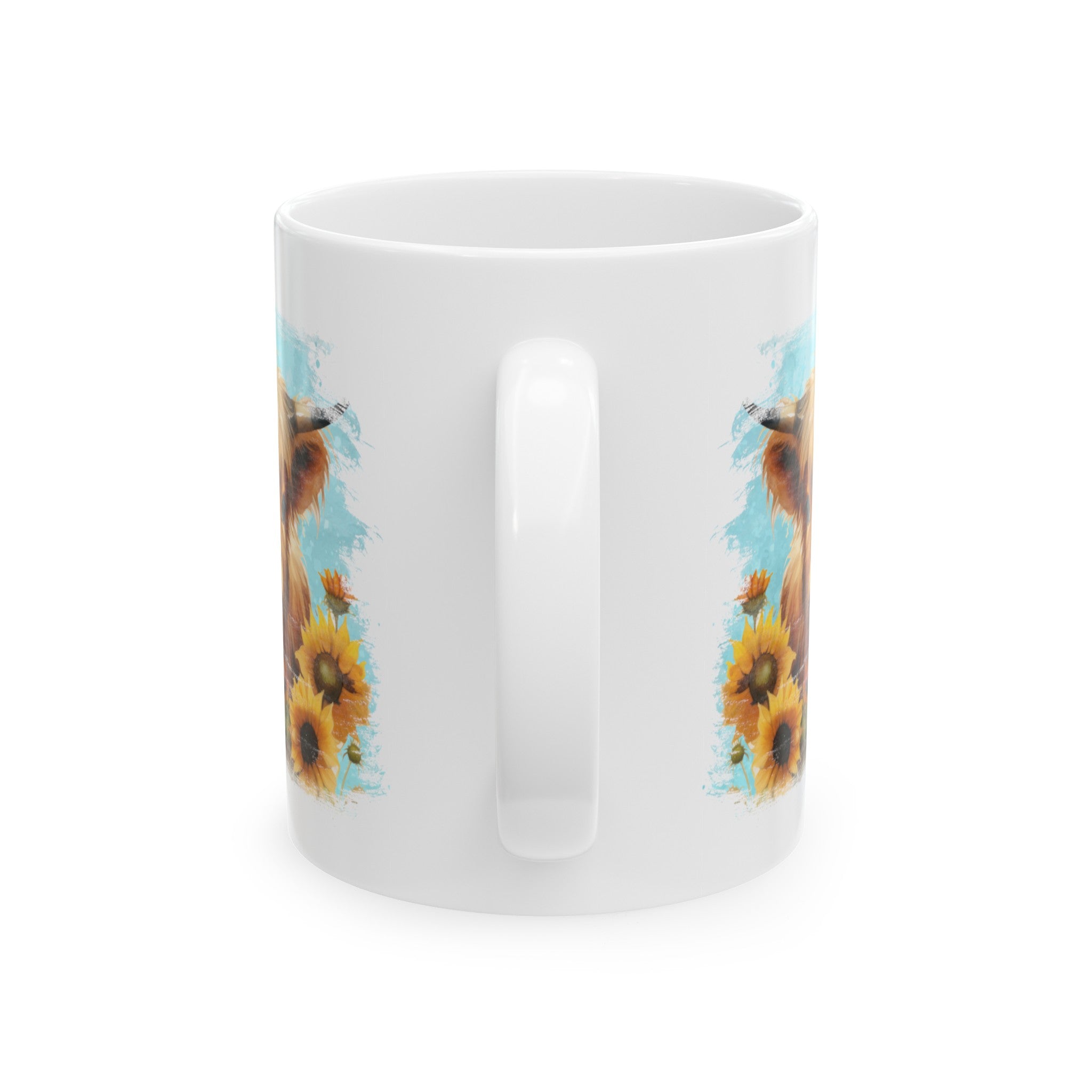 Good Morning Heifer Ceramic Mug, (11oz, 15oz)-Phoenix Styles