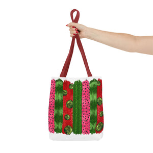 Watermelon Bursh Stroke Tote Bag-Phoenix Styles