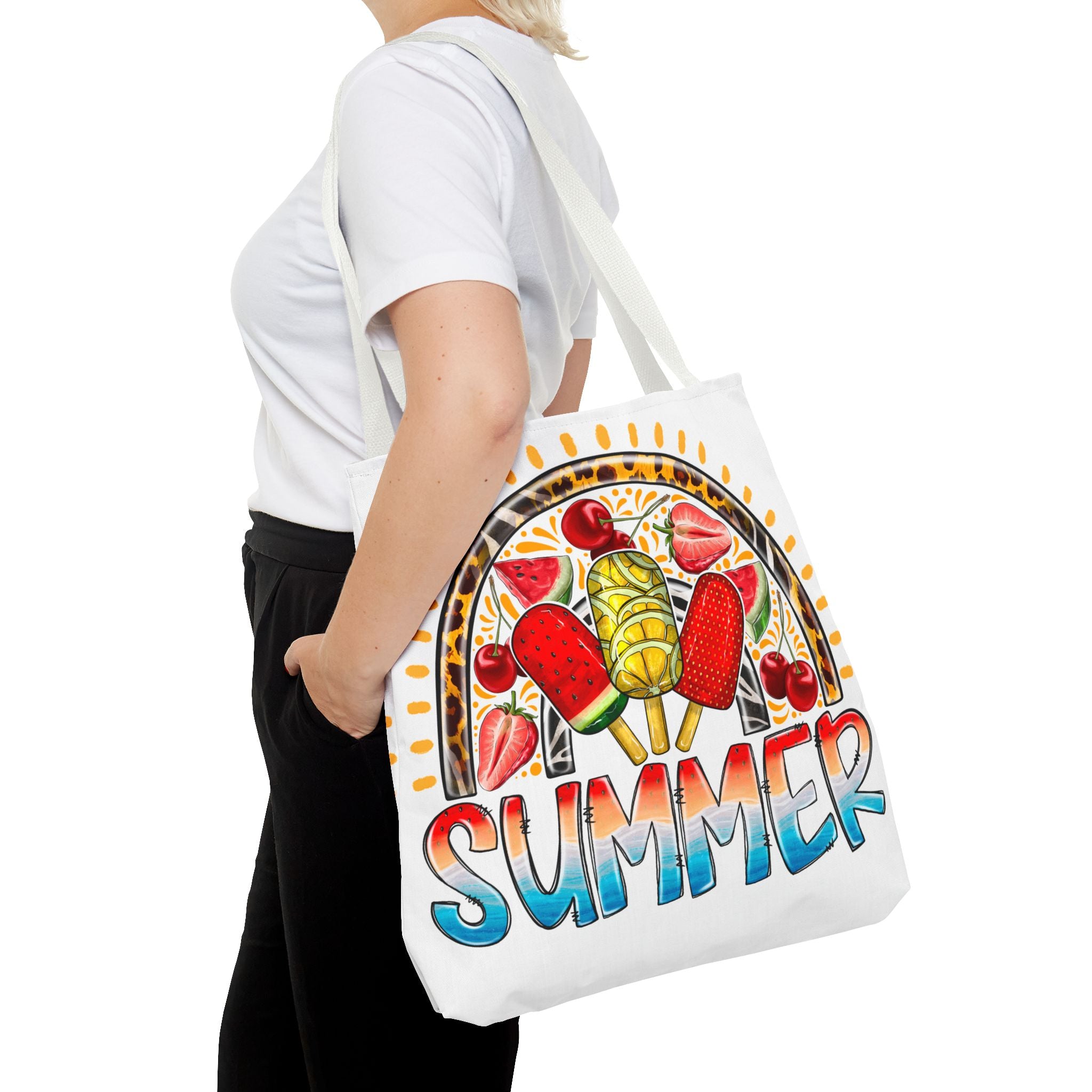 Summer Rainbow Tote Bag-Phoenix Styles