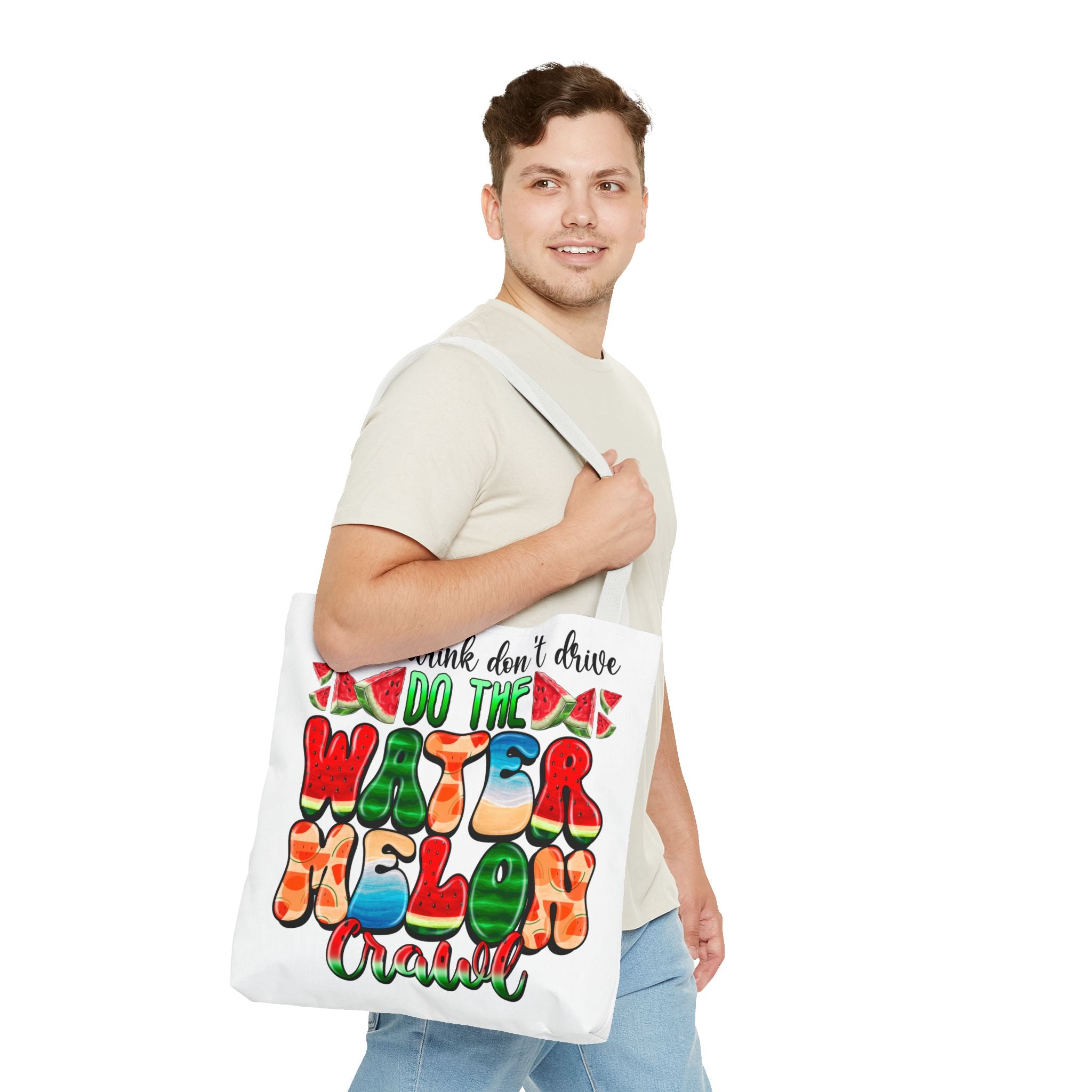 Do The Watermelon Crawl Tote Bag-Phoenix Styles