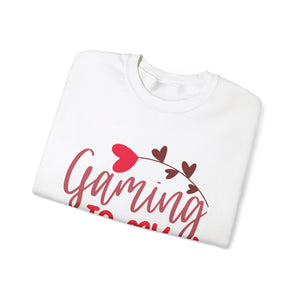 Gaming Is My Valentines-Valentine's Day Crewneck Sweatshirt-Phoenix Styles