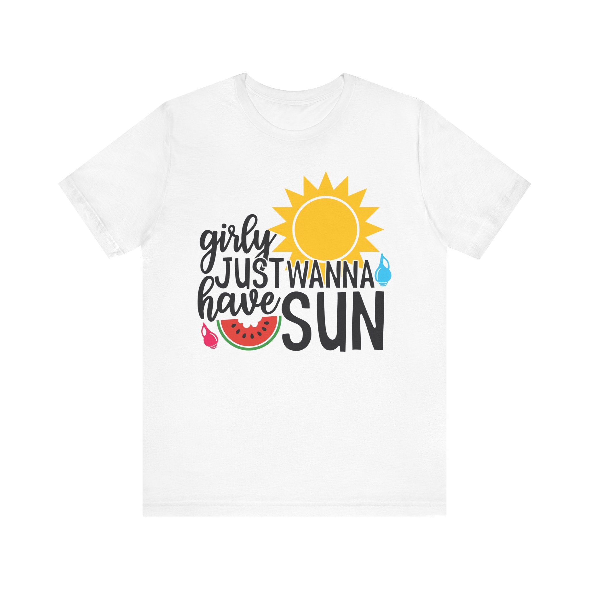 Girly 'Just Wanna Have Sun' Graphic Tee