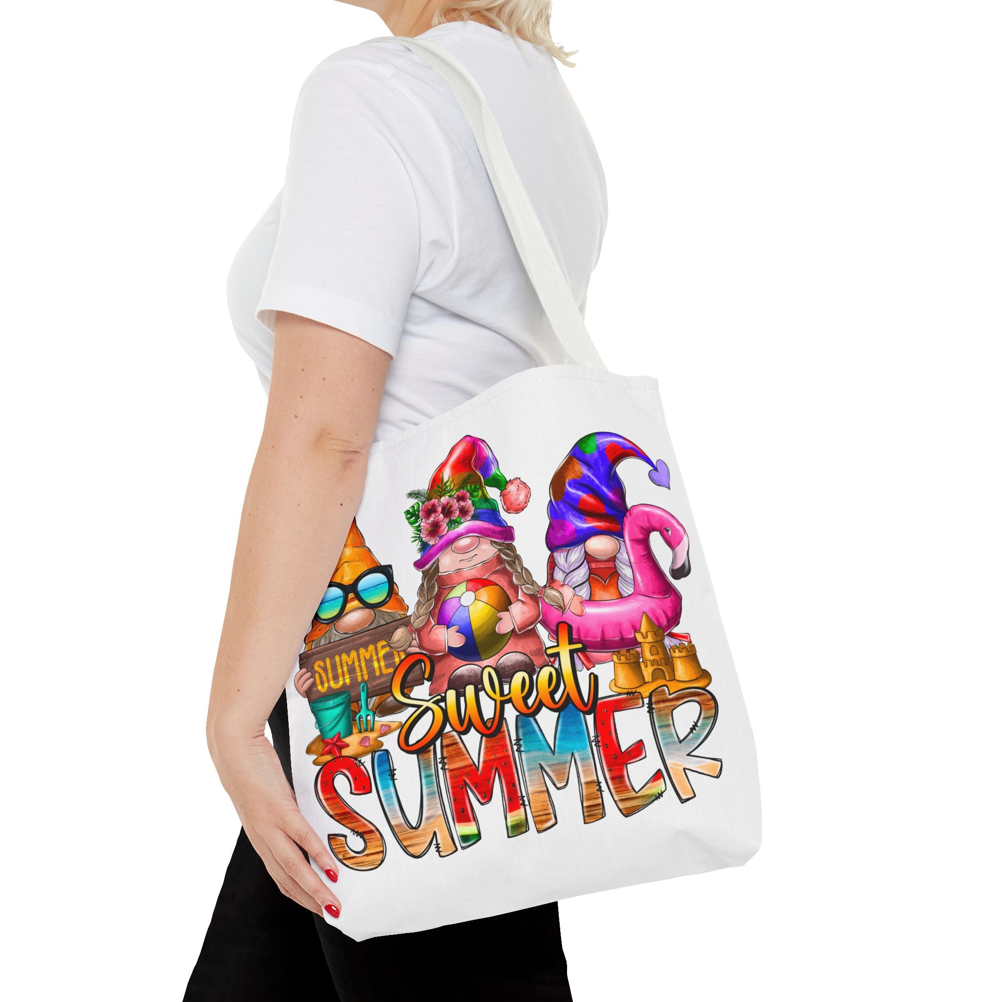 Sweet Summer Gnomes Tote Bag-Phoenix Styles