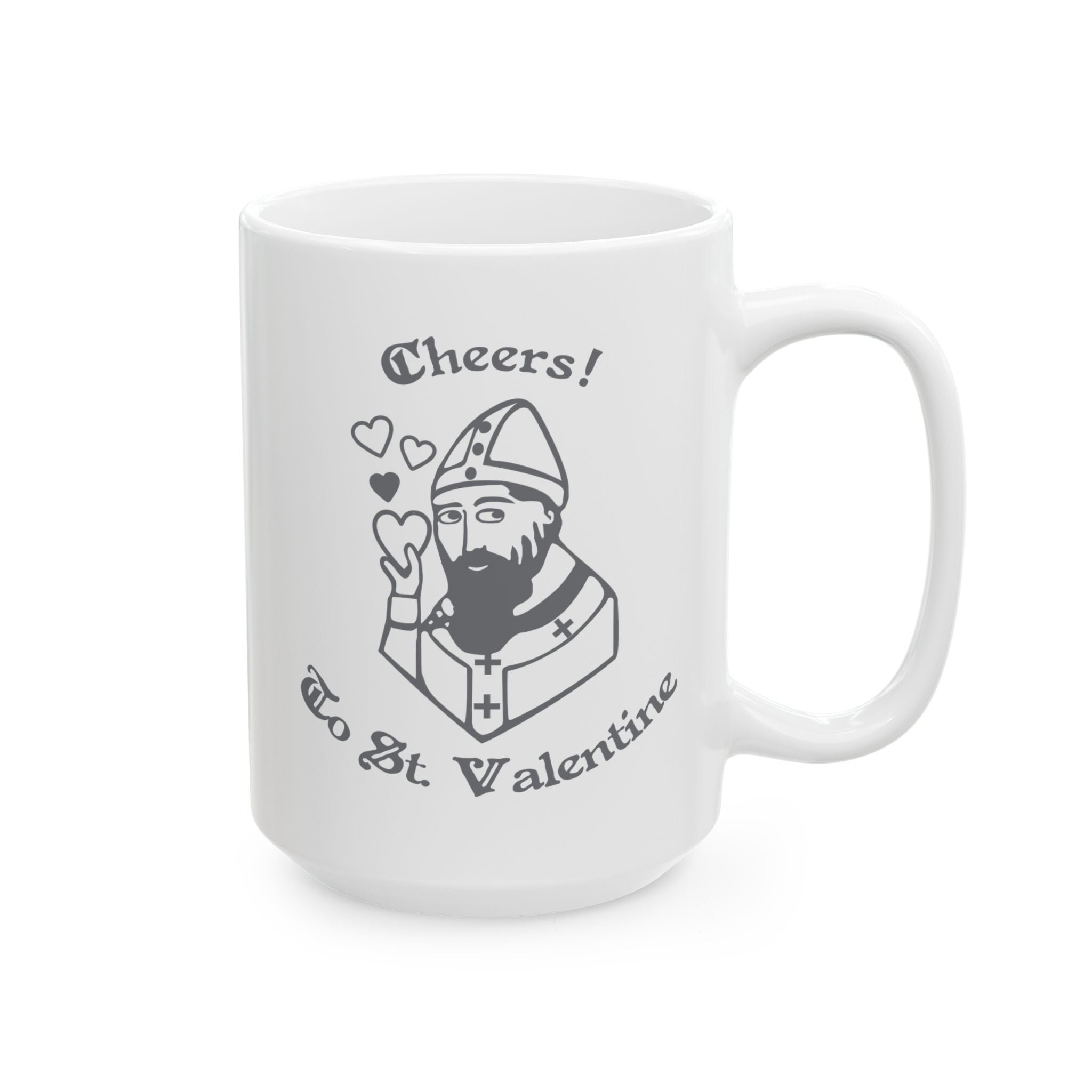 Cheers To St Valentines Ceramic Mug-Phoenix Styles