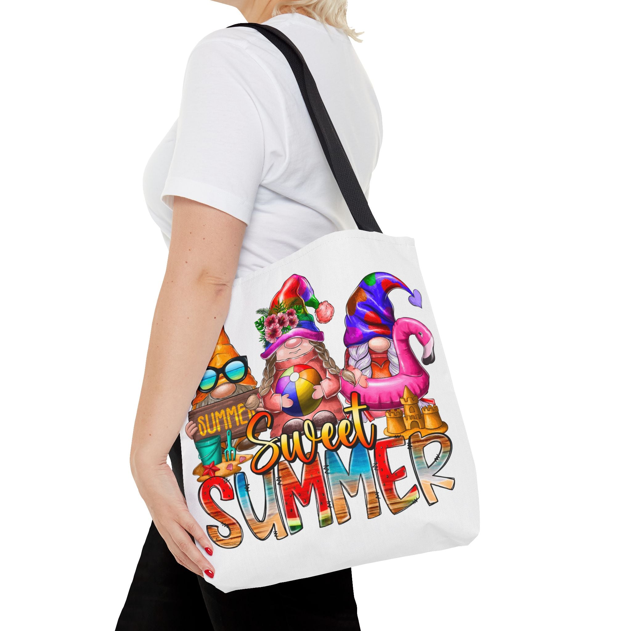 Sweet Summer Gnomes Tote Bag-Phoenix Styles