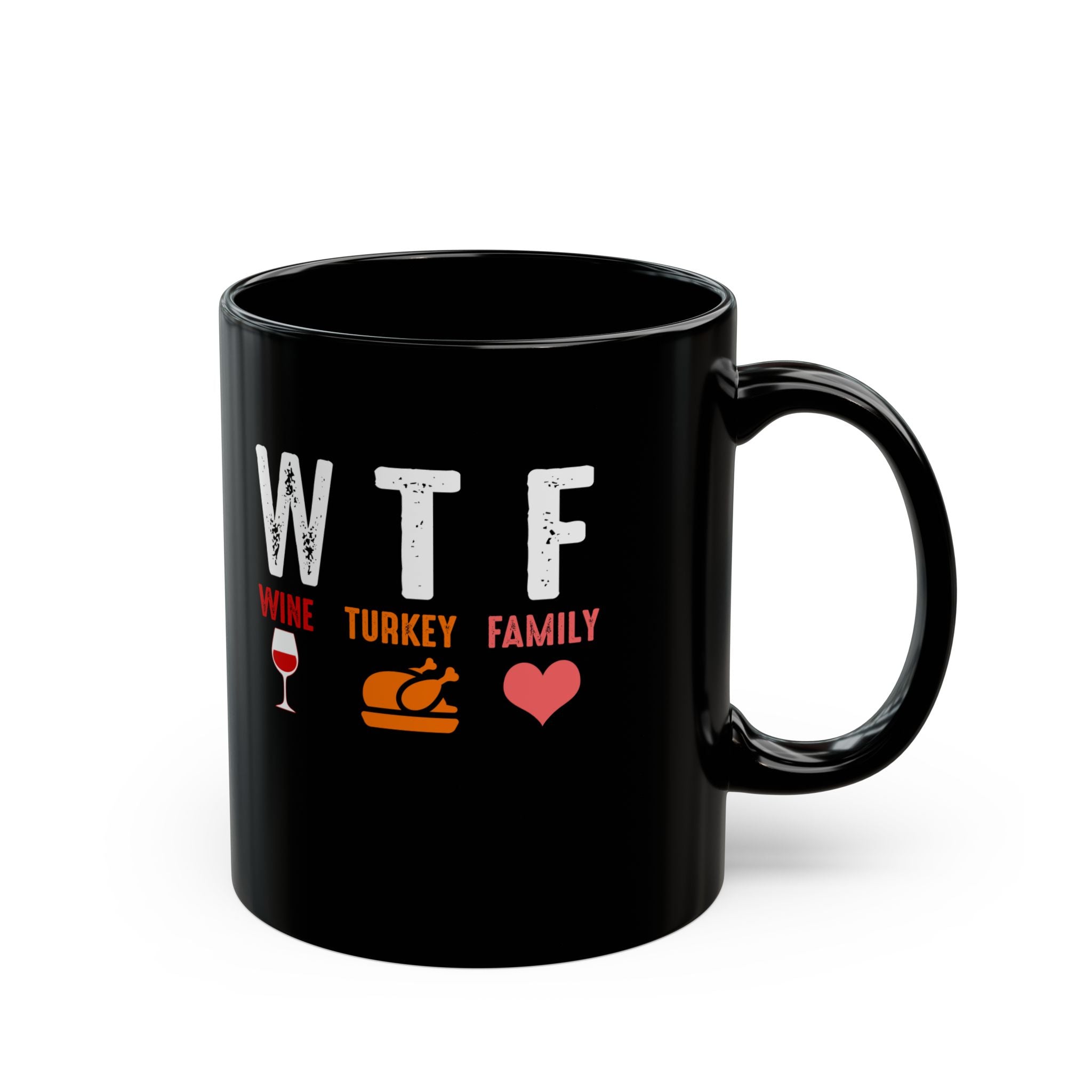 Wine, Turkey, Family Black mug 11oz