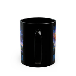 Indiana Solar Eclipse Black Mug (11oz, 15oz)-Phoenix Styles