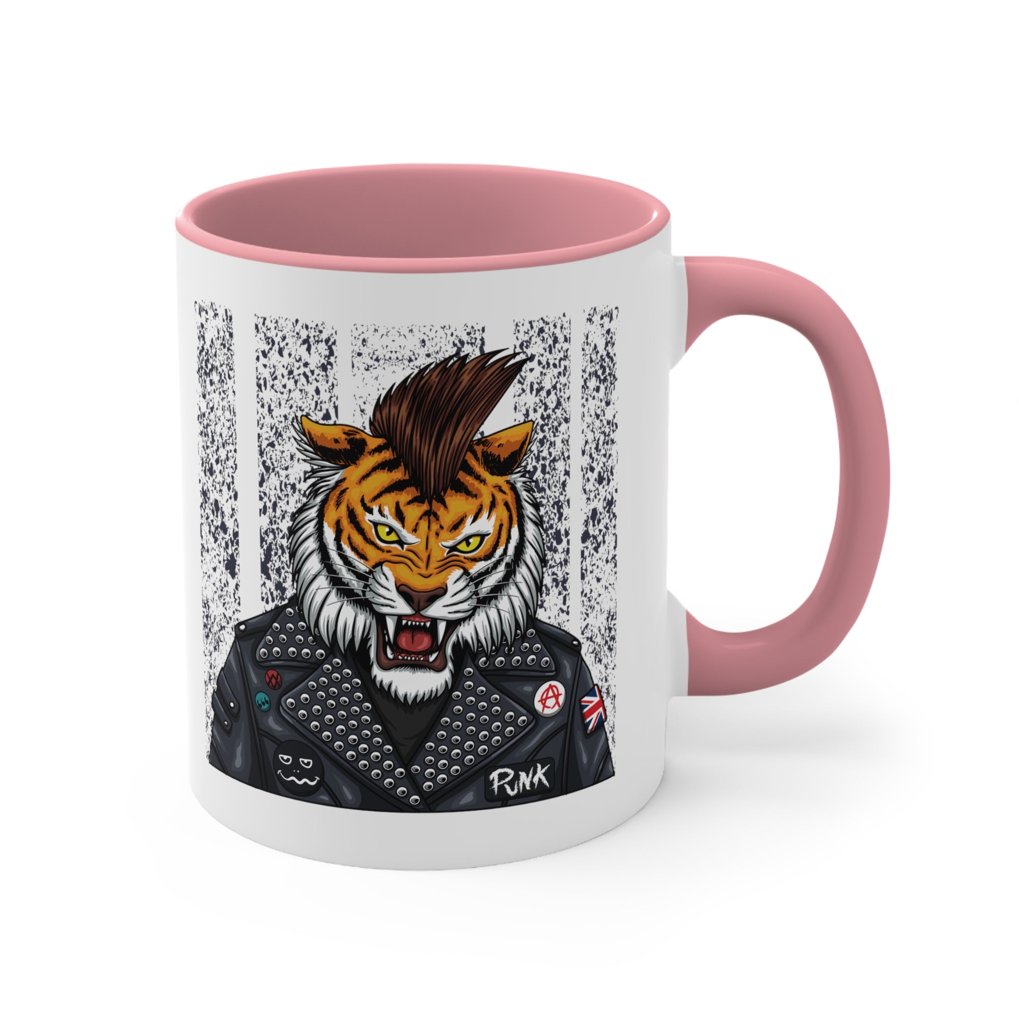 Tiger Accent Coffee Mug, 11oz-Phoenix Styles