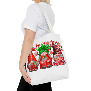 Strawberry Gnomes Tote Bag-Phoenix Styles