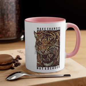 Make Changes Accent Coffee Mug, 11oz-Phoenix Styles