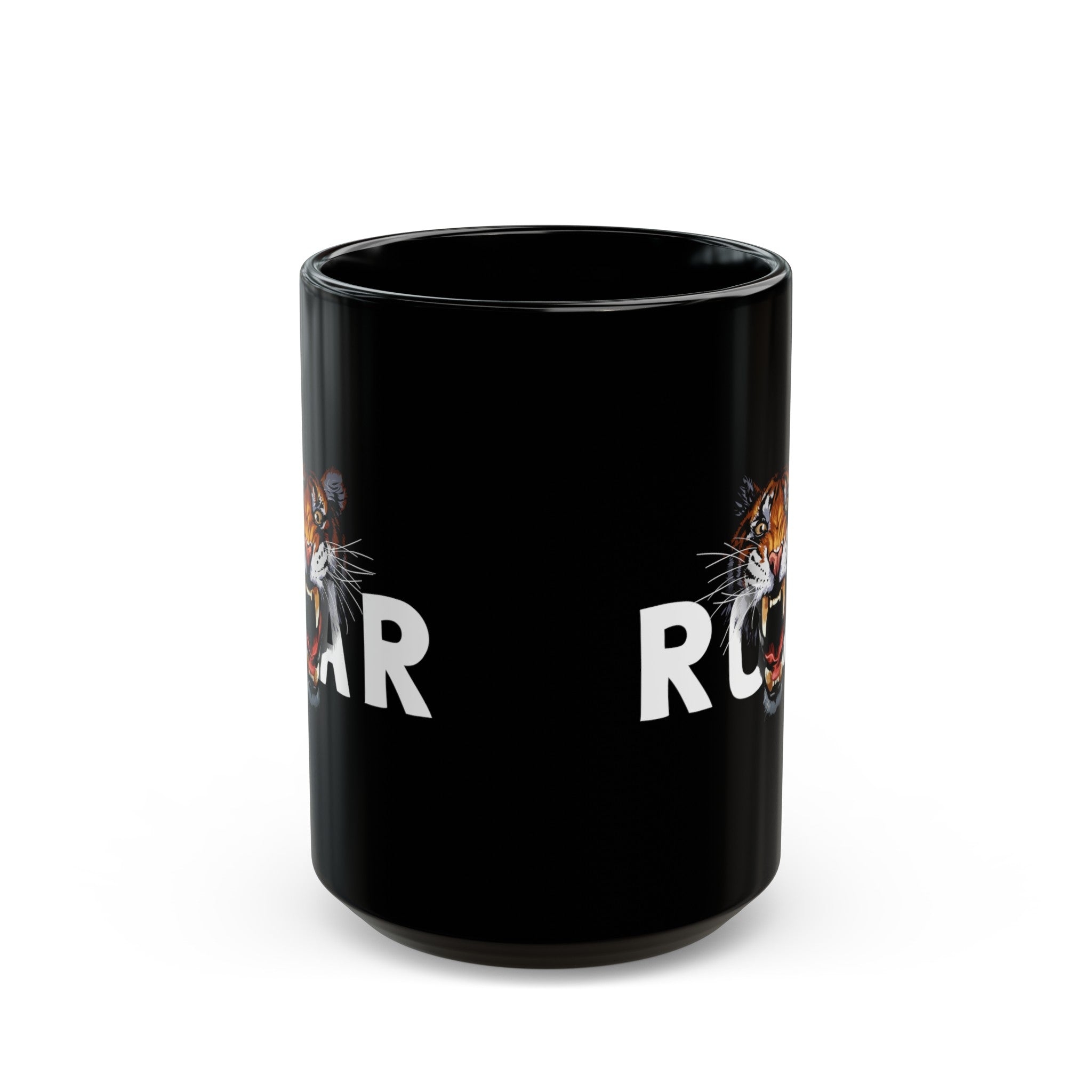 Roar Black Mug (11oz, 15oz)-Phoenix Styles