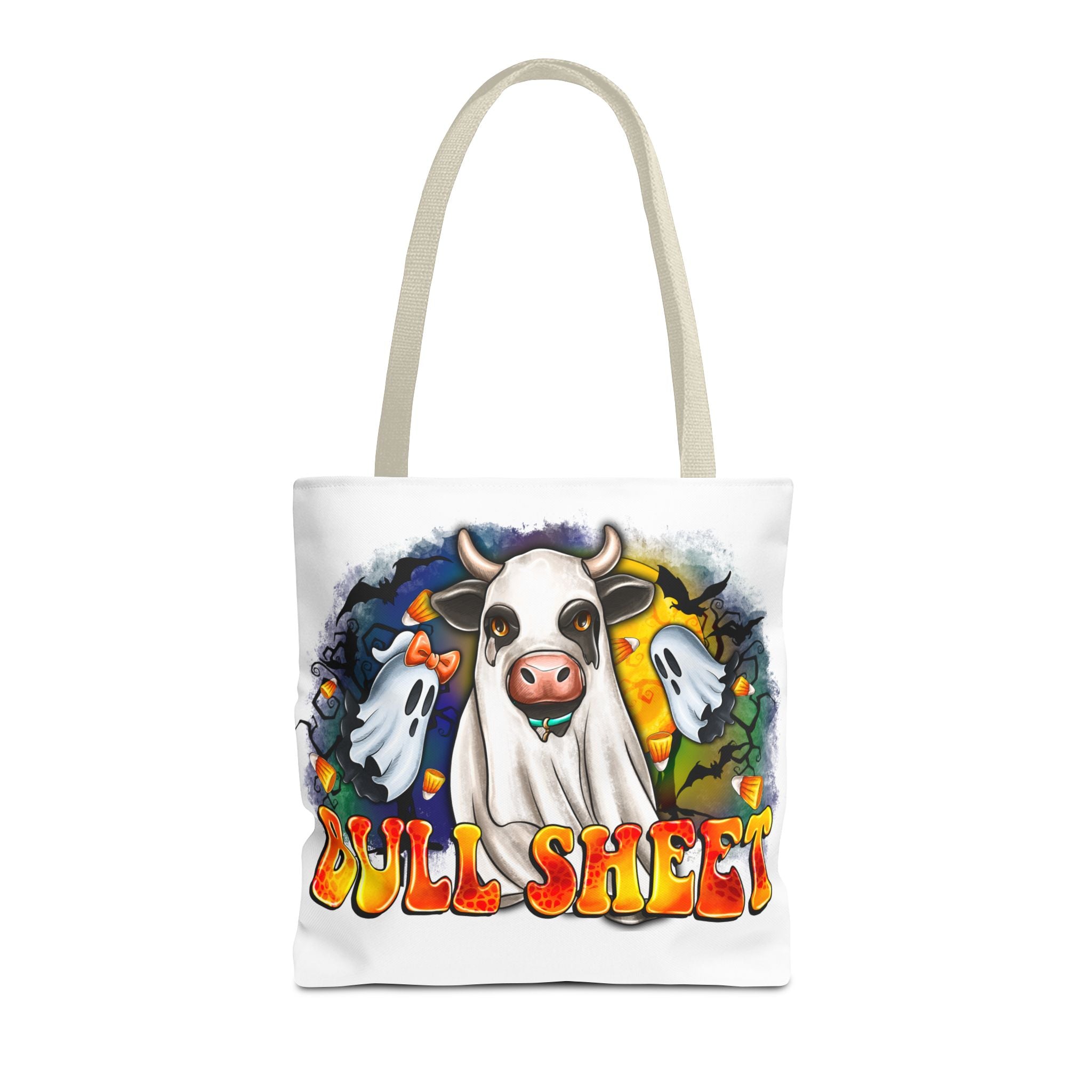 Bullsheet Halloween Tote Bag-Phoenix Styles