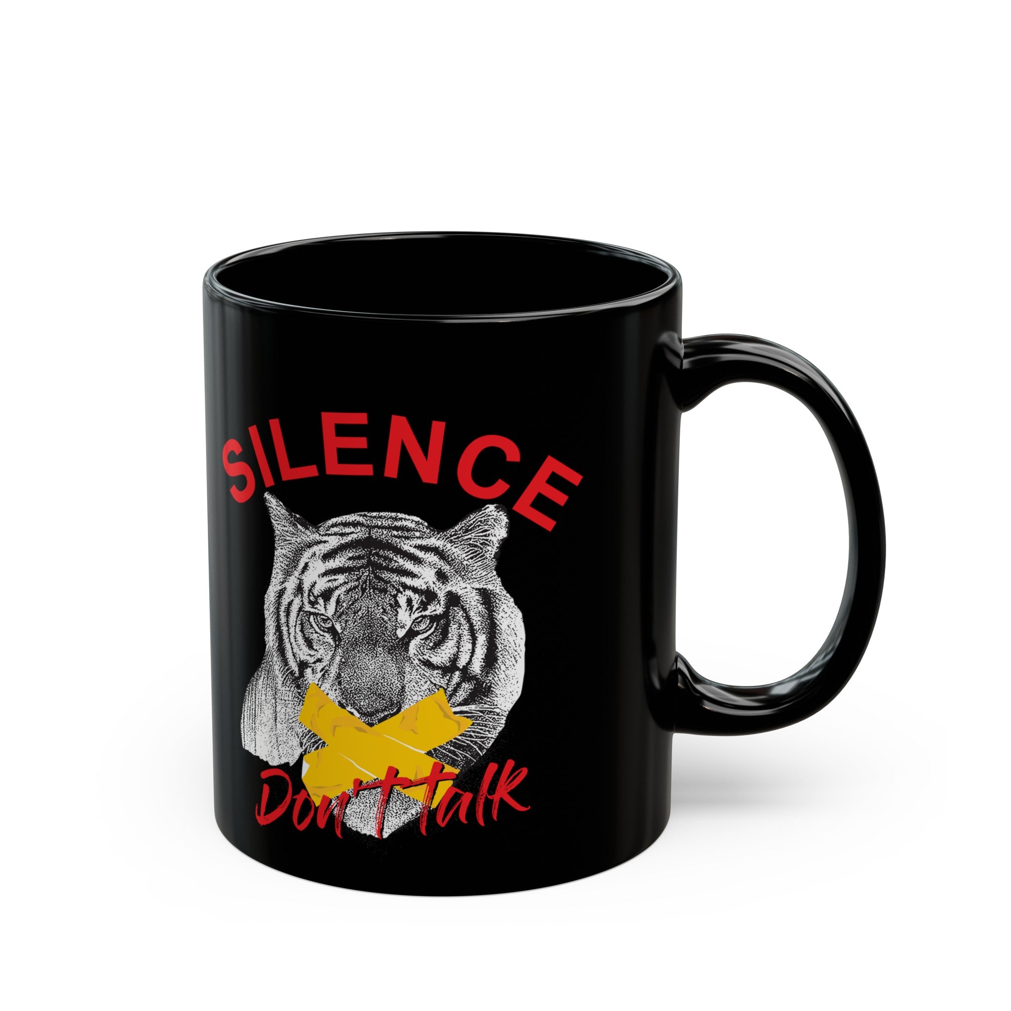 Dont Talk Black Mug (11oz, 15oz)-Phoenix Styles