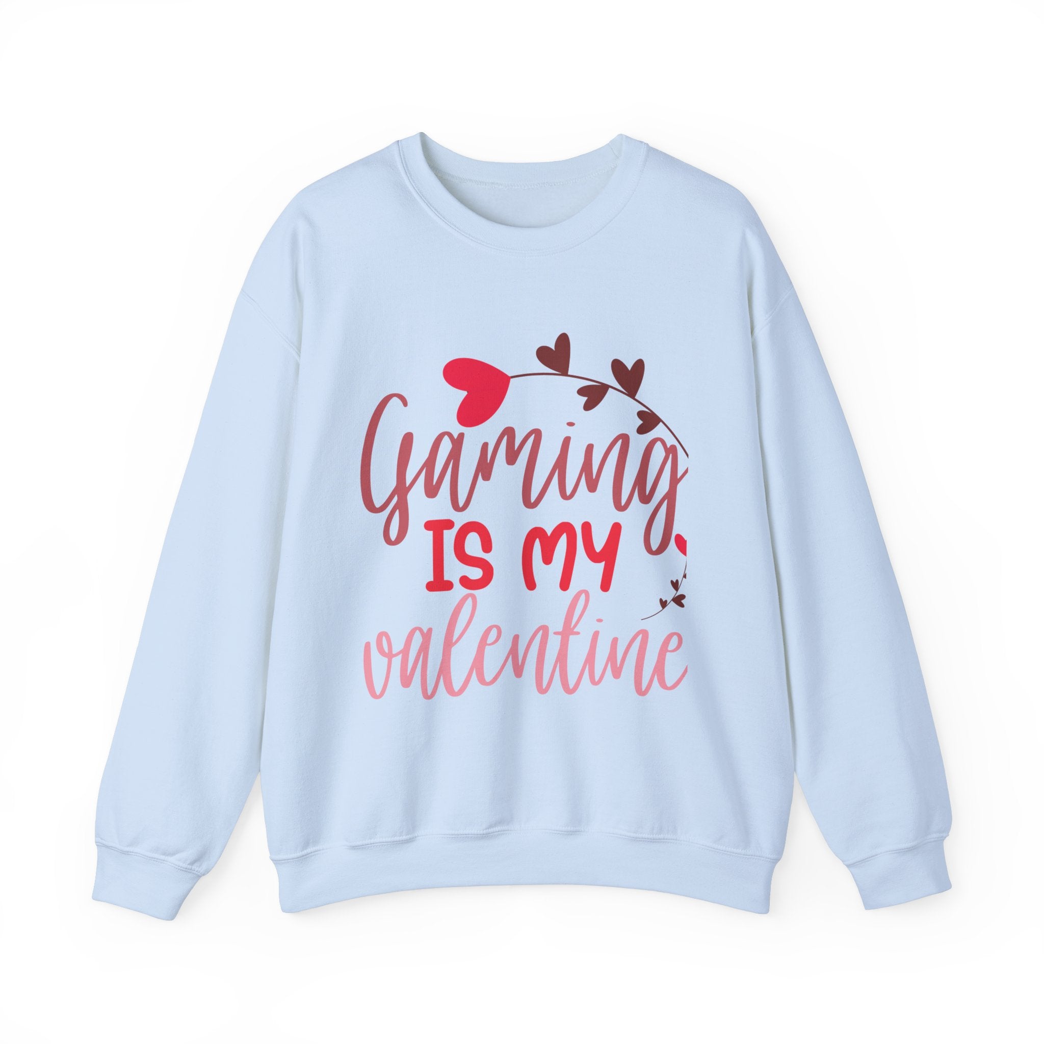 Gaming Is My Valentines-Valentine's Day Crewneck Sweatshirt-Phoenix Styles