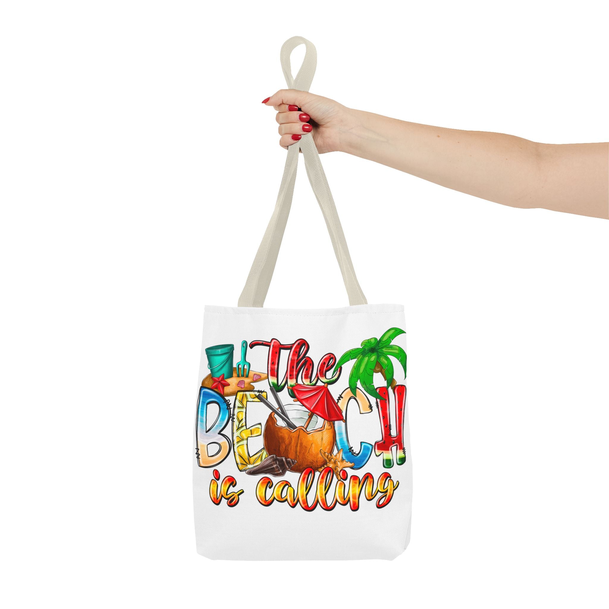 The Beach is Calling Tote Bag-Phoenix Styles