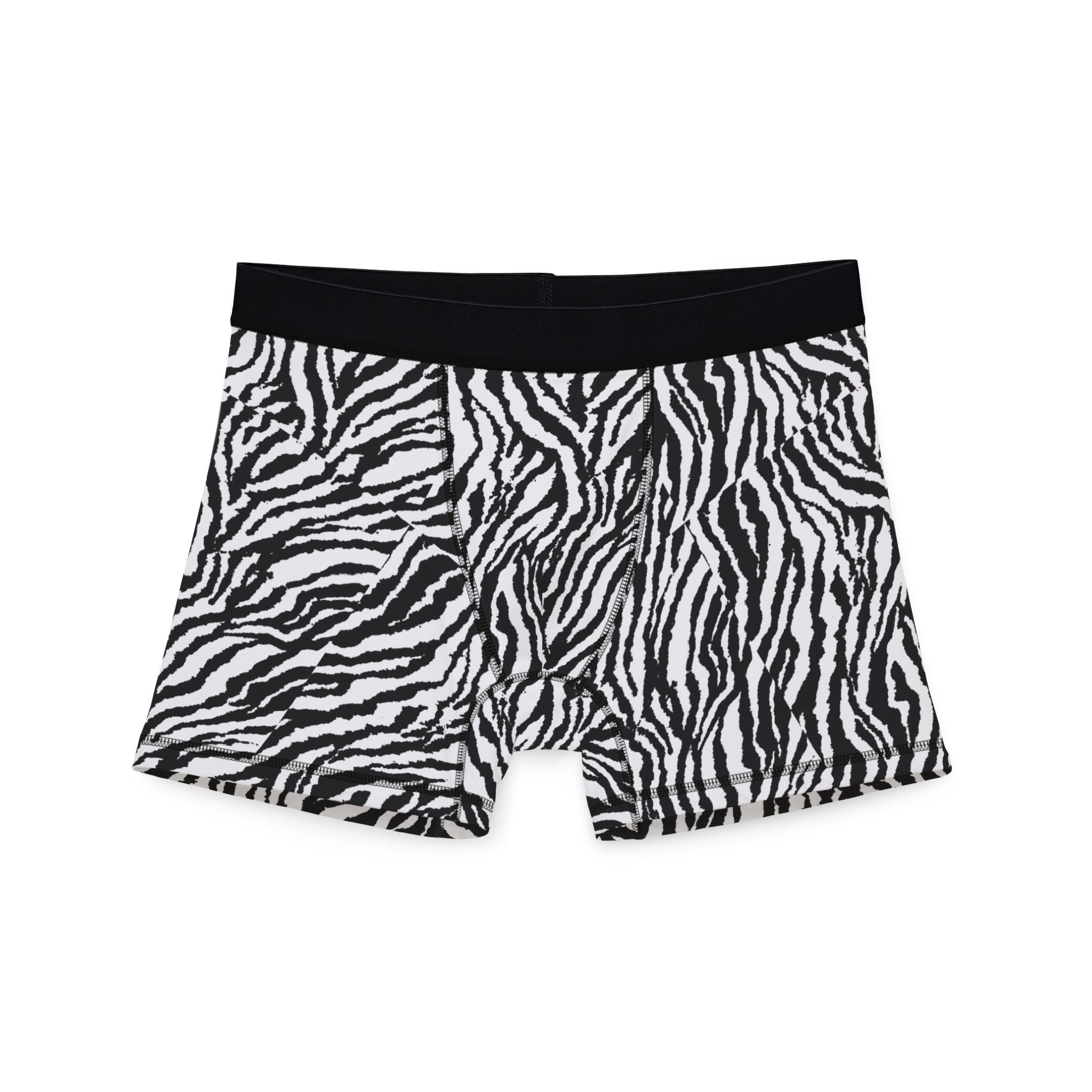 Stylish Zebra Print Men's Boxers - Comfortable and Trendy Underwear