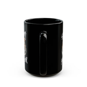 Tiger Strong Hunter Black Mug (11oz, 15oz)-Phoenix Styles