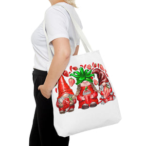 Strawberry Gnomes Tote Bag-Phoenix Styles