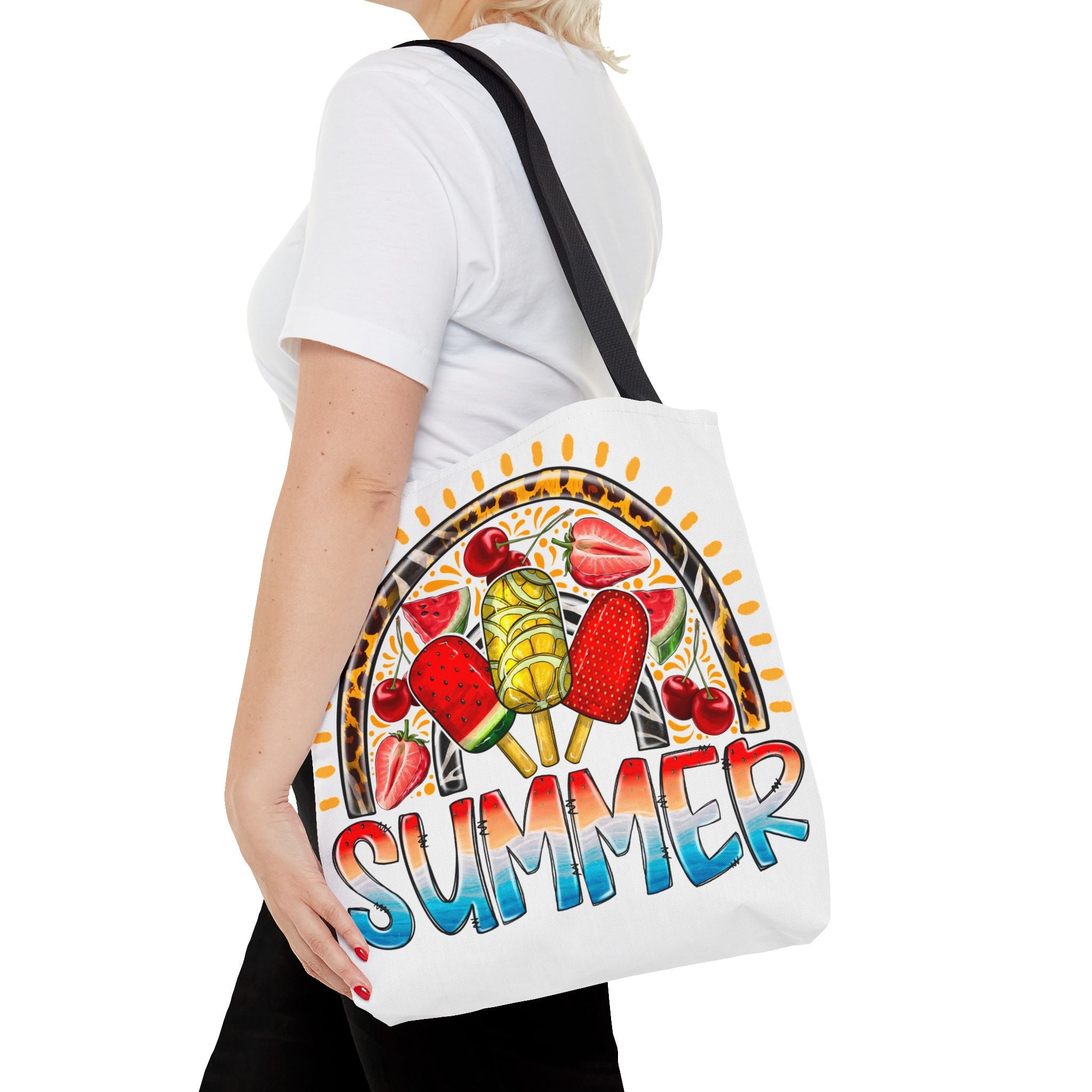 Summer Rainbow Tote Bag-Phoenix Styles