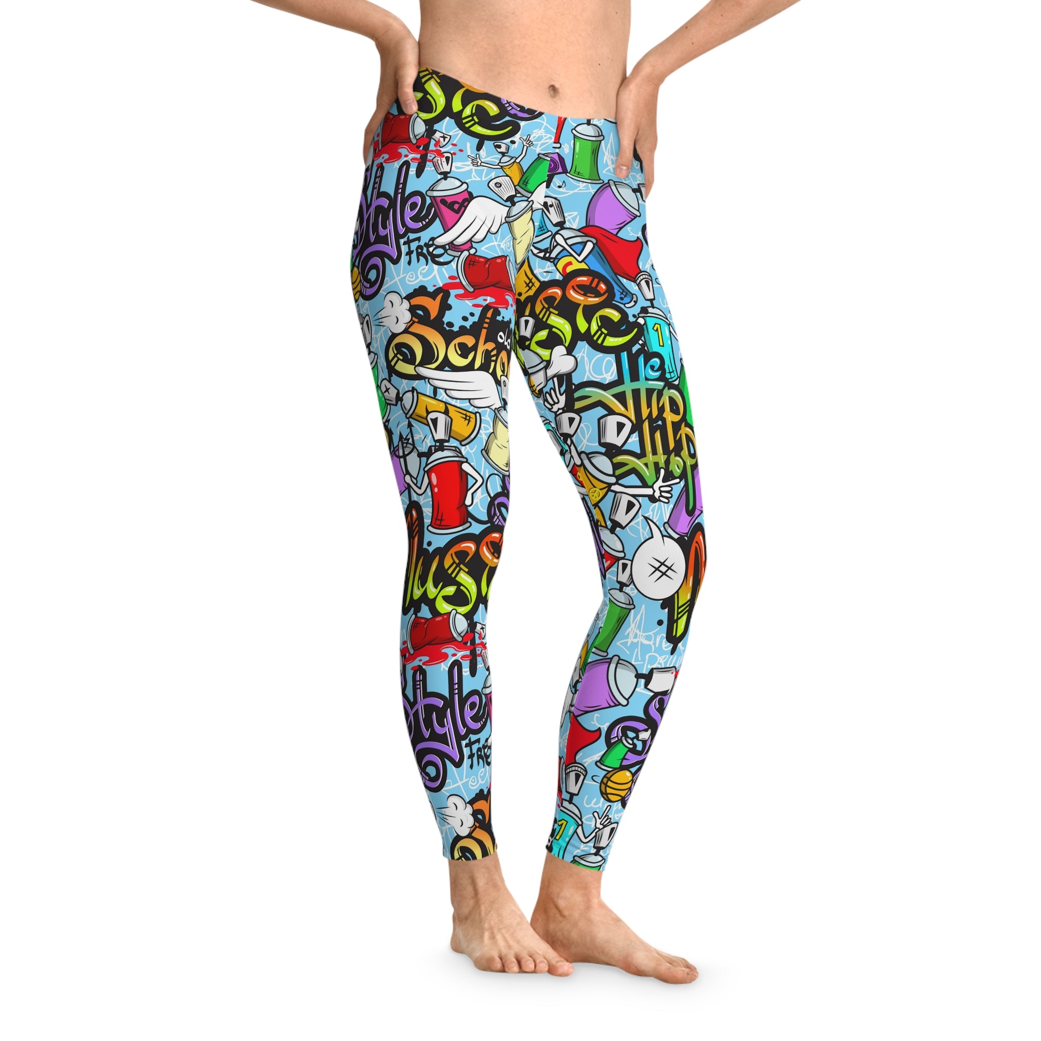 Alleyway Masterpiece Graffiti Leggings