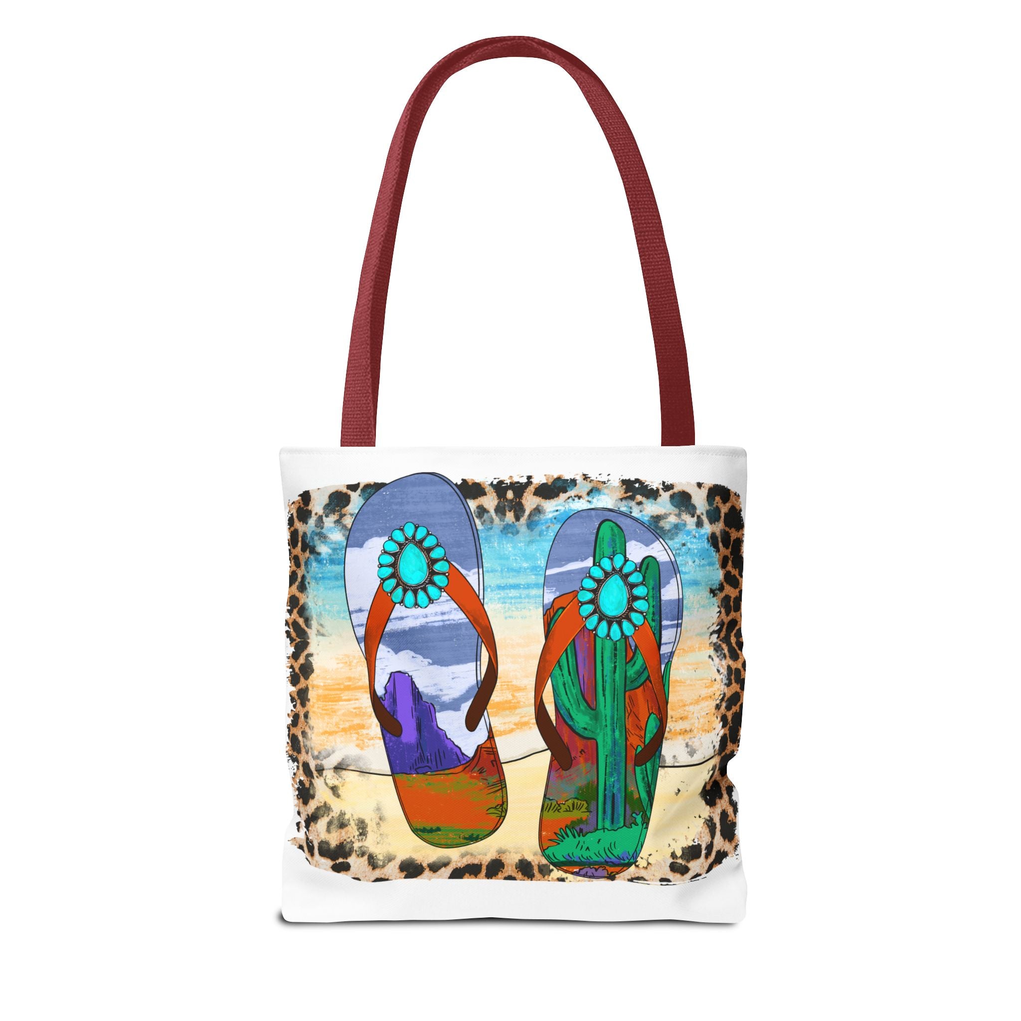 Flips Flops Summer Tote Bag-Phoenix Styles