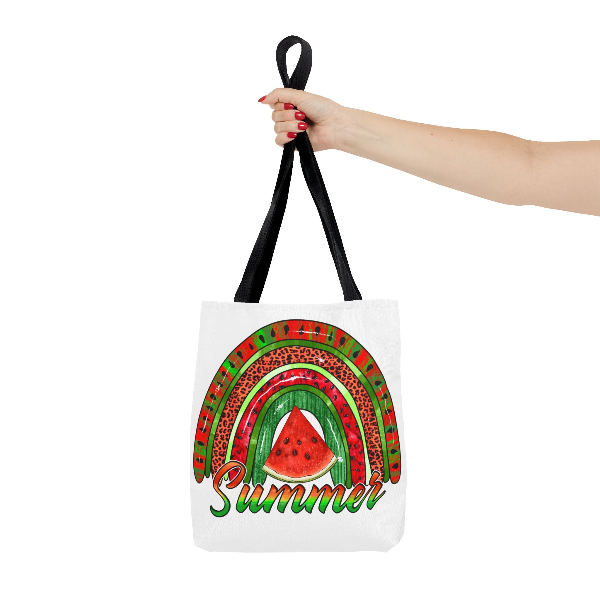 Summer Watermelon Rainbow Tote Bag-Phoenix Styles