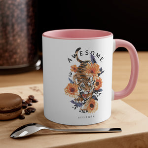 Awesome Tiger Accent Coffee Mug, 11oz-Phoenix Styles