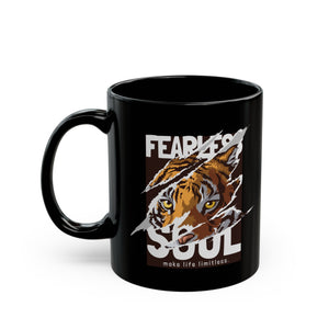 Fearless Soul Black Mug (11oz, 15oz)-Phoenix Styles