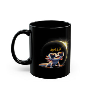 Solar Eclipse Lizard Black Mug (11oz, 15oz)-Phoenix Styles