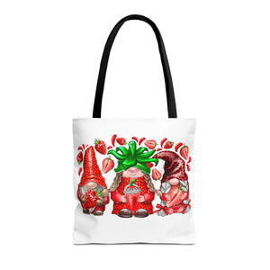 Strawberry Gnomes Tote Bag-Phoenix Styles