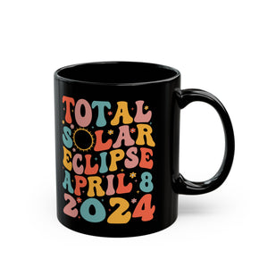 Eclipse April 2024 Black Mug (11oz, 15oz)-Phoenix Styles