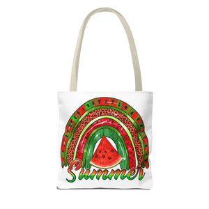 Summer Watermelon Rainbow Tote Bag-Phoenix Styles