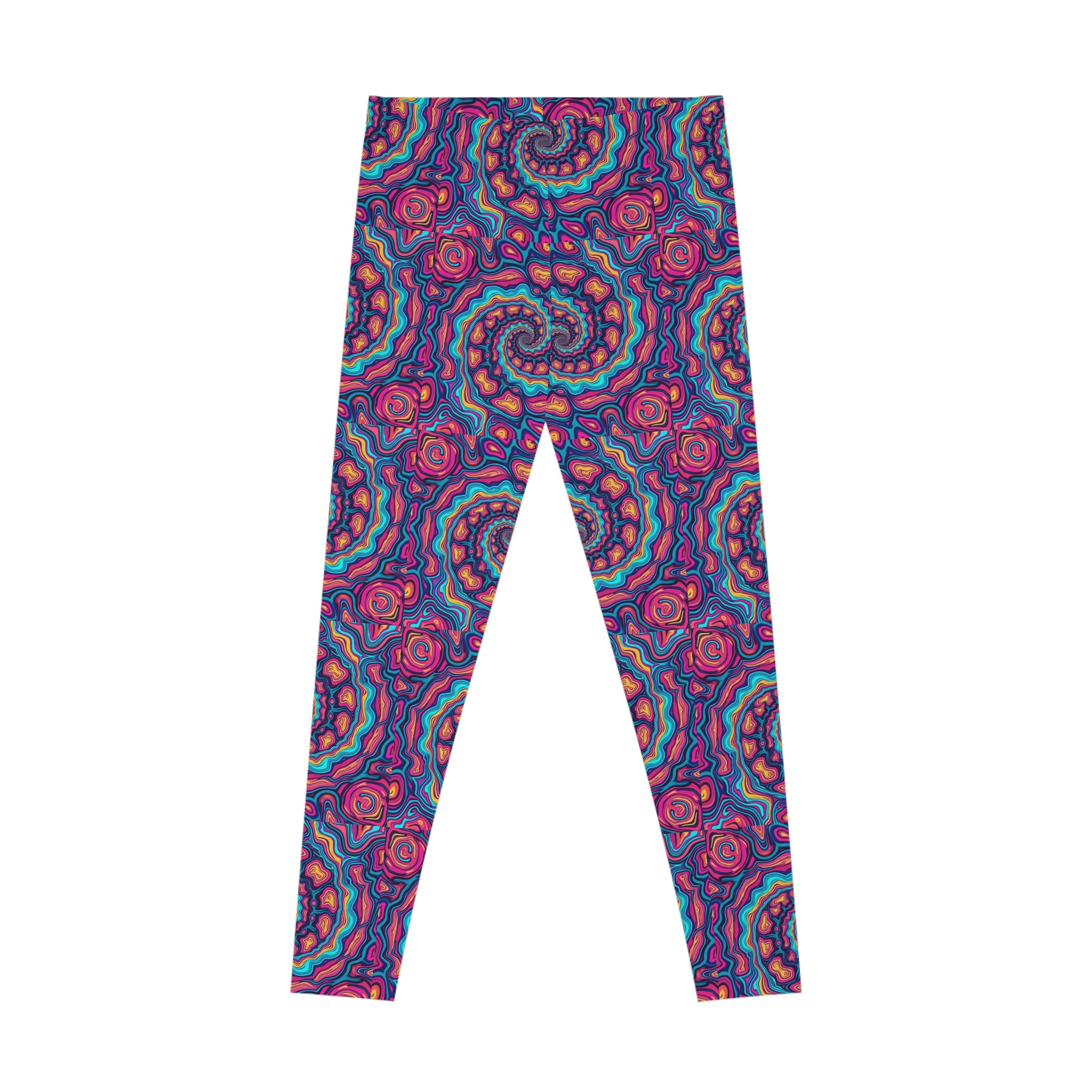 Psychedelic Swirl Stretchy Leggings