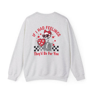 Feelings For You Cupid Valentine's Day Crewneck Sweatshirt-Phoenix Styles